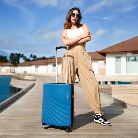 SAFARI Polaris Pro Check-in Suitcase 8 Wheels - 26 inch Titan Blue