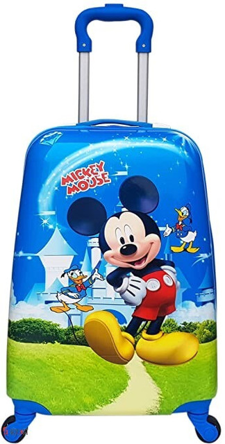 GOCART Luggage Bag Hard Shell Travel Trolley Bag Rolling Luggage for 1-3  Year Kids Cabin Suitcase Wheels 18 inch