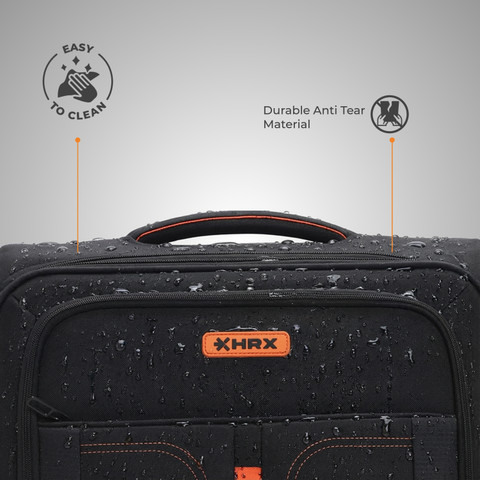 HRX Overdrive Spinner Expandable Cabin & Check-in Set 4 Wheels