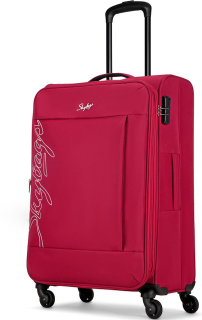 SKYBAGS Polyester Softsided 69 cm Cab Stylish Luggage Trolley with s  |Unisex Check-in Suitcase Wheels 27 inch