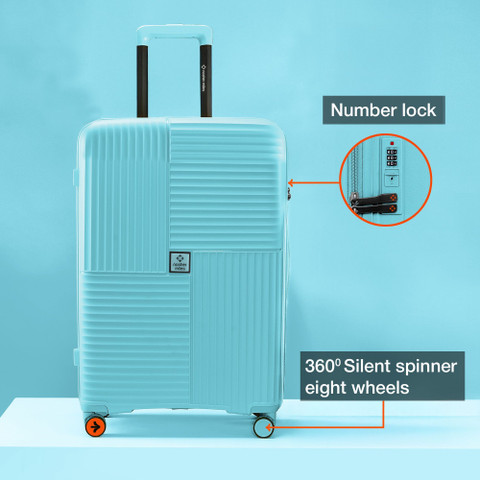 NASHER MILES Singapore Hard-Sided Polypropylene Check-in Luggage