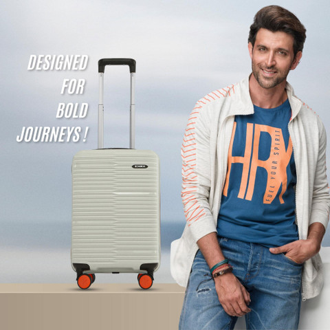 HRX by Hrithik Roshan Zanzibar Cabin Suitcase 8 Wheels - 22 inch