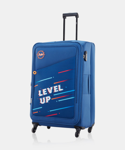 SKYBAGS LEVELUP 4W STR (E) 78 BLUE Expandable Check-in Suitcase