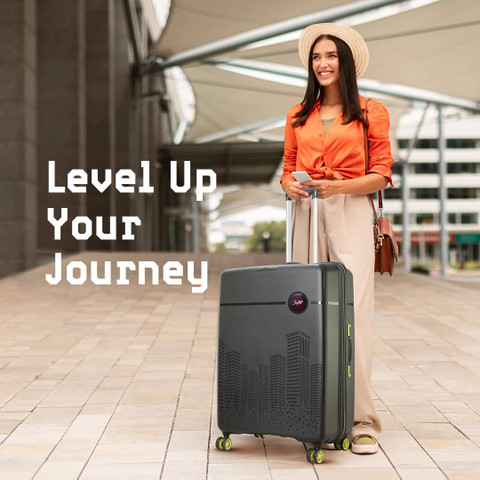 SKYBAGS STROLLY 55 360° BLACK Cabin Suitcase Wheels 22 Inch