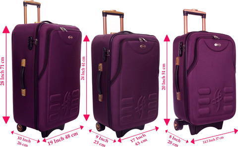 Flipkart Fastrack Trolley Bag Rate CITY BAG Medium Cabin Luggage