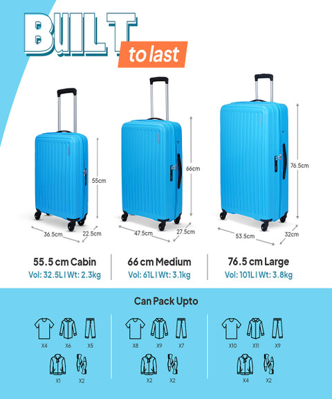 AMERICAN TOURISTER Combination Lock-Brandon Nxt Check-in Suitcase