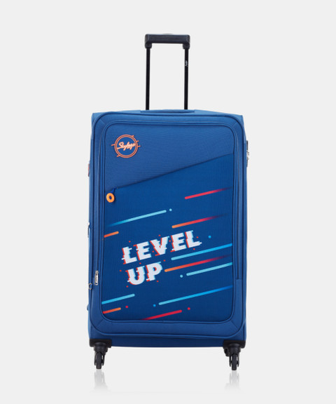 SKYBAGS LEVELUP 4W STR (E) 78 BLUE Expandable Check-in Suitcase