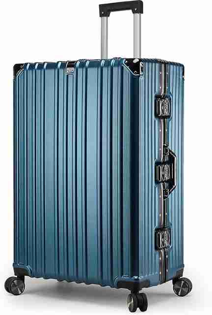 EverBest Polycarbonate Zipperless Hardcase Aluminum Frame 360