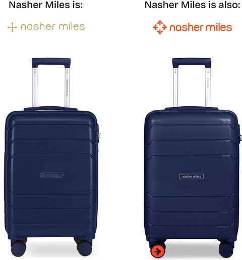 NASHER MILES Lisbon Hard-Sided Polypropylene Cabin Luggage Bag
