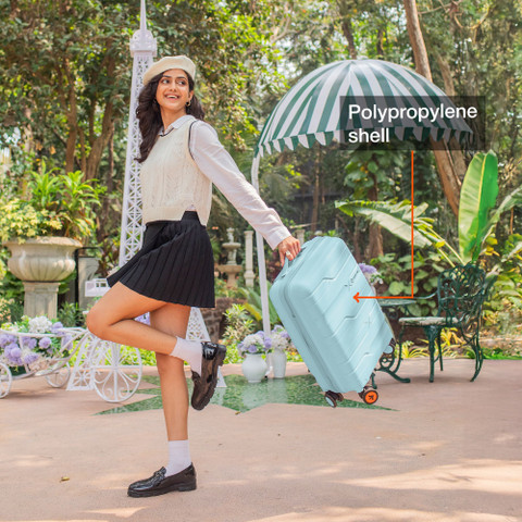 NASHER MILES Paris Hard-sided Polypropylene Cabin Luggage 20 inch