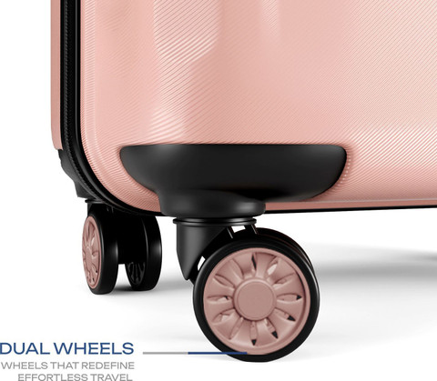 SAFARI Symphony Cabin Suitcase 8 Wheels - 22 inch Dusky Peach