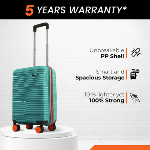 HRX by Hrithik Roshan Zanzibar Cabin Suitcase 8 Wheels - 22 inch