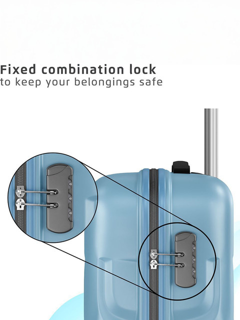 SAFARI KEPLAR 55 Cabin Suitcase 8 Wheels - 22 inch PEARL BLUE
