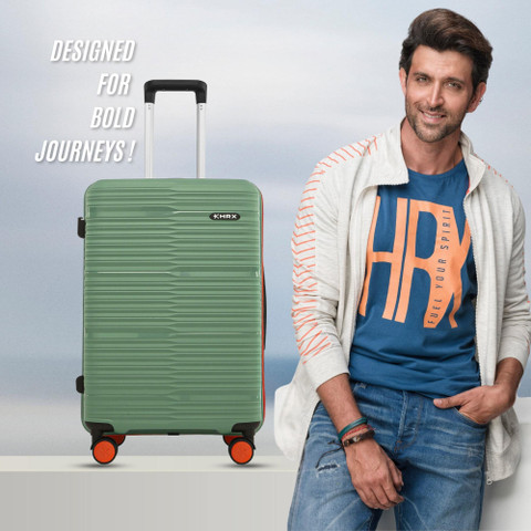 HRX by Hrithik Roshan Zanzibar Check-in Suitcase 8 Wheels - 26