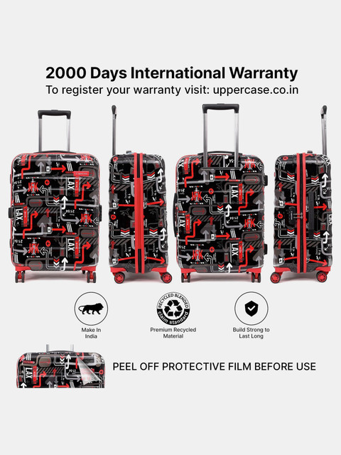 Uppercase Medium - 66cm Hardsided Trolley Bag Check-in Suitcase 8