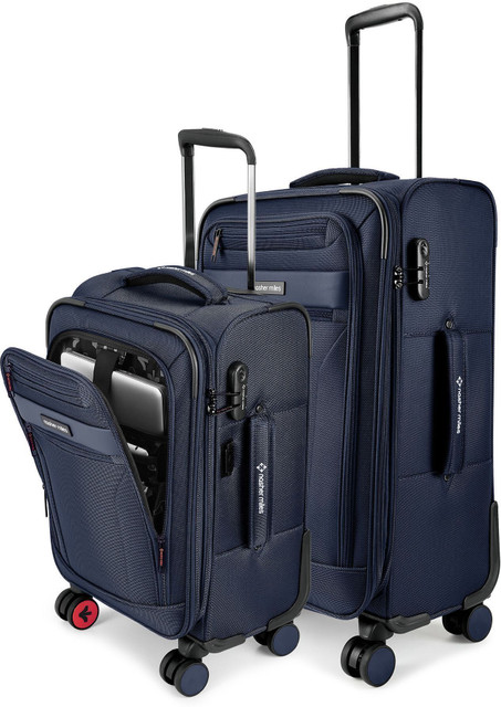 NASHER MILES Berlin Expander Soft-Sided Polyester 55 & 65 cm Small