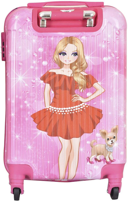 D's PARADISE Kids Doll Standing girl 20 INCHES Travel Suitcase