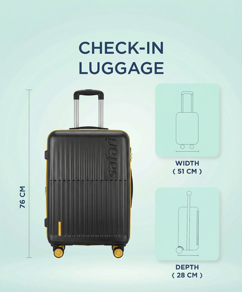 SAFARI ASTRA NEO Cabin & Check-in Set 8 Wheels - 30 inch Black