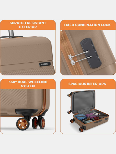SAFARI Fury 66 4W Fossil Check-in Suitcase 8 Wheels - 26 Inches