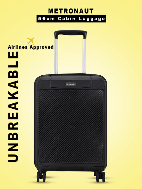 METRONAUT Hero 20 Black Premium PP Hard-Sided Polypropylene Small