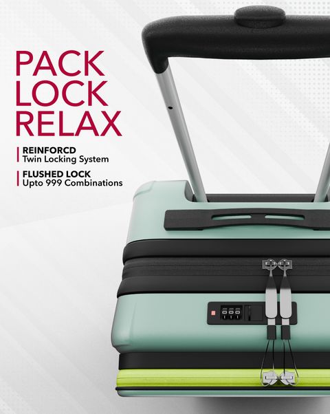 ALFA by VIP 55cm Cabin Suitcase 8 Wheels Blue - Image 7