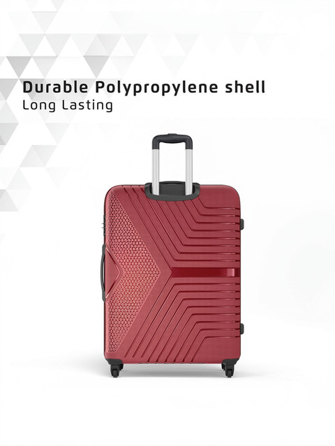 SAFARI ZENO 75 Check-in Suitcase 4 Wheels - 30 inch MAROON - Price
