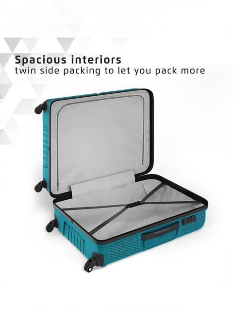 SAFARI ZENO 66 Check-in Suitcase 4 Wheels - 26 inch TEAL GREEN