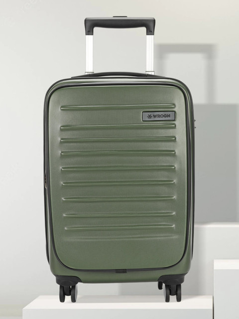 WROGN With Laptop Compartment- Kangaroo Cabin Suitcase Wheels 22 Inch