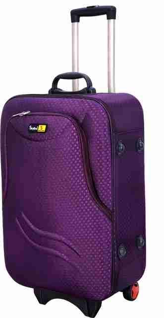 SKYLINE 22 Inch Travel Trolley Bag/Suitcase Number Lock With 2