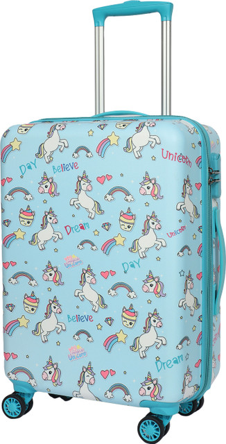 NOVEX Original Unicorn Hard Sided Polycarbonate Kids Trolley Bag