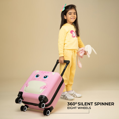 NASHER MILES Tic Tac Toe Zoo Hard-Sided Cabin Luggage Pink 44cm