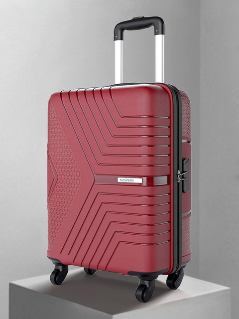 Safari Magnum Zeno 55 Cabin Suitcase Wheels 22 Inches Maroon