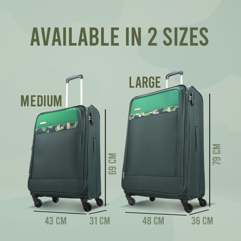 ARISTOCRAT Commander 4W Str (E) Set of 2(Medium 69cm| Large 79cm