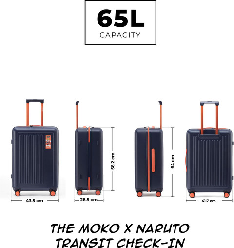 Mokobara The Moko x Naruto Transit Check-In Check-in Suitcase 8