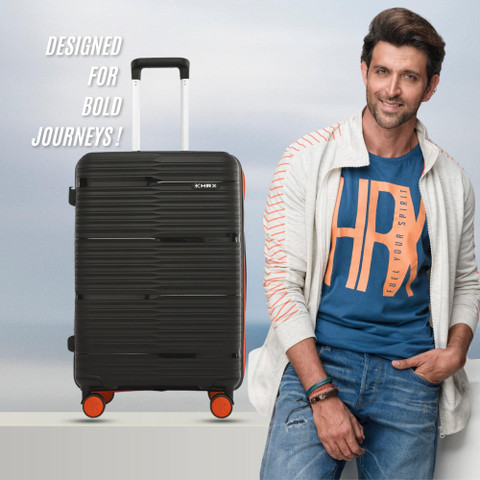 HRX by Hrithik Roshan Zanzibar Check-in Suitcase 8 Wheels - 26