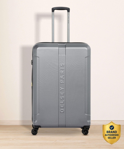 フランス製DELSEY★グレー キャリーケース 4輪駆動 DELSEY PARIS DEPART HS Polycarbonate 66 cm 4 DW Graphite