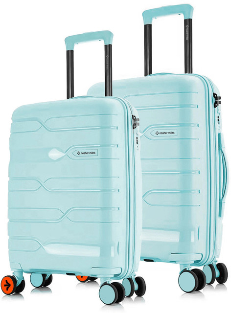 NASHER MILES Paris Hard-sided Luggage of Pastel Green Trolley - Main Image