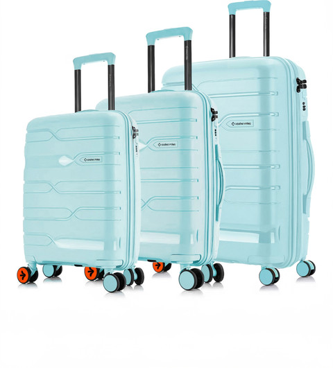 NASHER MILES Hard-sided Polypropylene Trolley Bags (55, 65 75 Cm