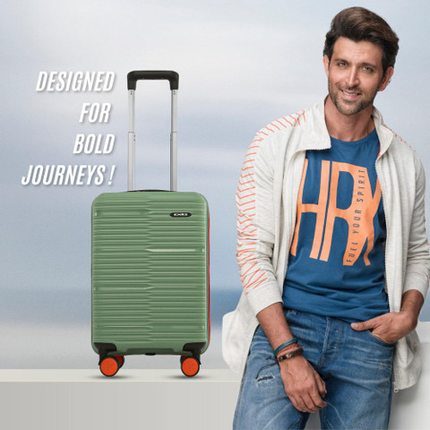 HRX by Hrithik Roshan Zanzibar Cabin Suitcase 8 Wheels - 22 inch