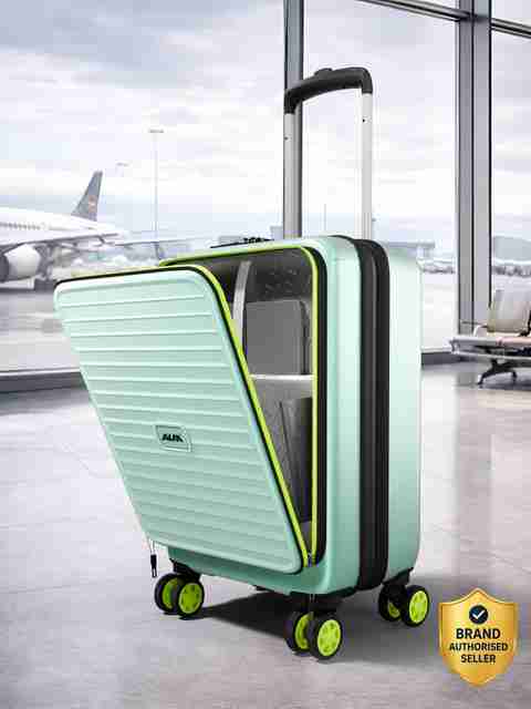 ALFA by VIP 55cm Cabin Suitcase 8 Wheels Blue - Image 3