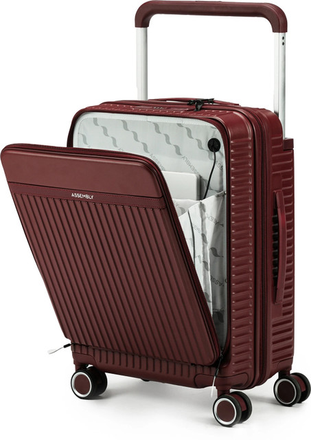 Assembly Small Hard-sided Trolley Luggage Bag (45L) with Packing