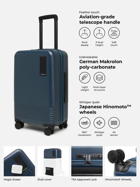 Mokobara The Set of Luggage (Small Medium Large 79cm  Cabin Check-in Set Wheels 31 inch