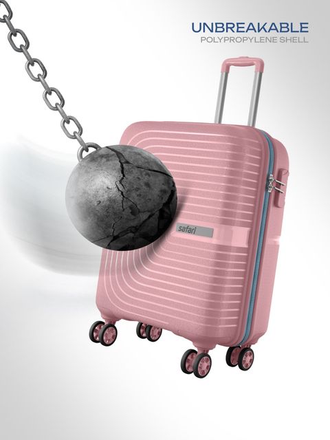 SAFARI ECLIPSE NEO 55 4W Rose Gold Cabin Suitcase - Image 6