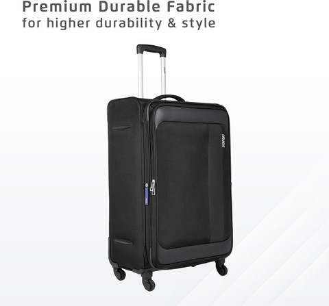 SAFARI Slant 4W Cabin Suitcase Wheels 23 inch Black Price in