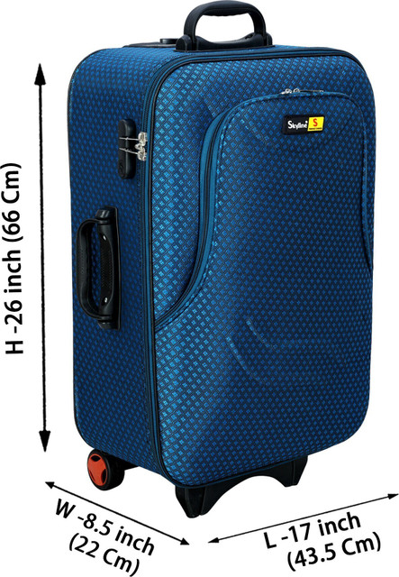 SKYLINE 26 Inch Travel Trolley Bag/Suitcase Bag Number Lock With