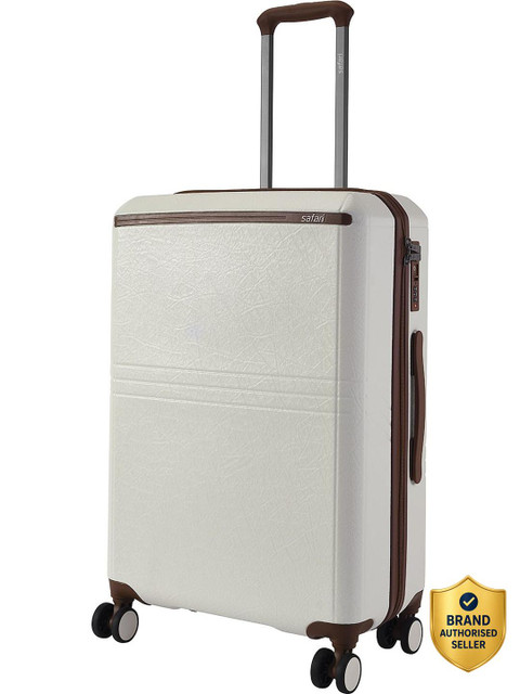 SAFARI Heritage Check-in Suitcase 8 Wheels - 26 inch Ivory - Price