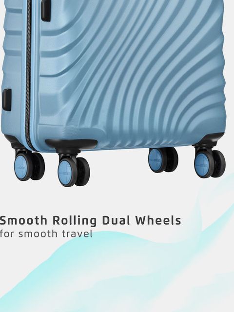 SAFARI Keplar 3P 4W Hard Luggage Set, Blue - Image 8