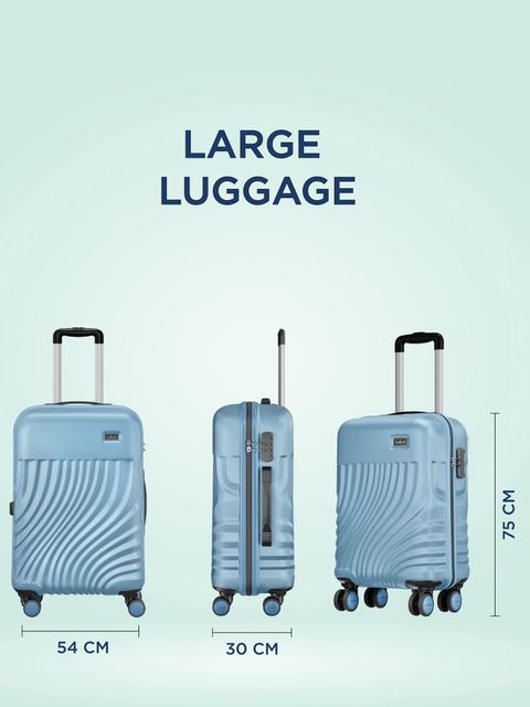 SAFARI Keplar 3P 4W Hard Luggage Set, Blue - Image 6