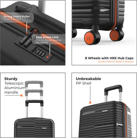 HRX by Hrithik Roshan Zanzibar 2 (Small 58cm | Medium 66cm) Cabin