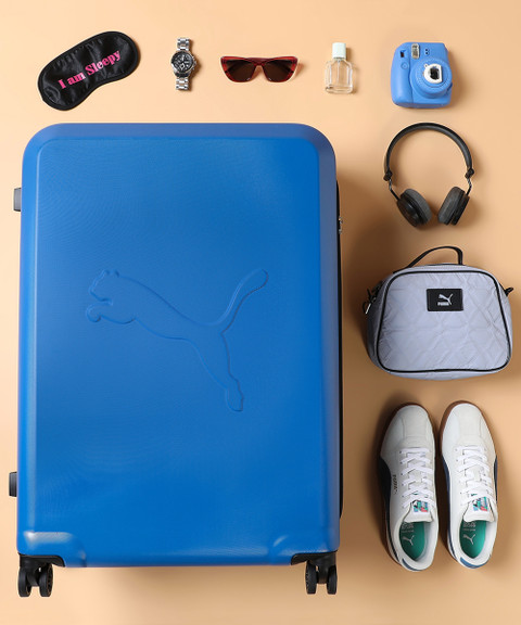 PUMA Trolley Set of 3 (Small 55.5 | Medium 66.5 | Large 77.5) Cabin \u0026  Check-in Set 8 Wheels - 31 inch Star Sapphire - Price in India |  Flipkart.com